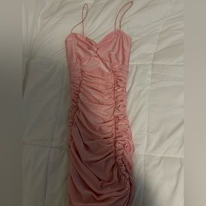 Tiger Mist Pink Slinky Dress Size Small